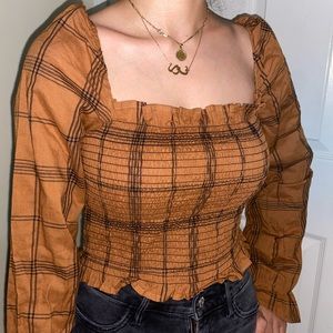 Plaid Crop Top